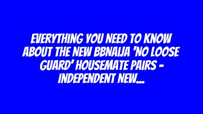 Everything You Need To Know About The New BBNaija ‘No Loose Guard’ Housemate Pairs – Independent Newspaper Nigeria