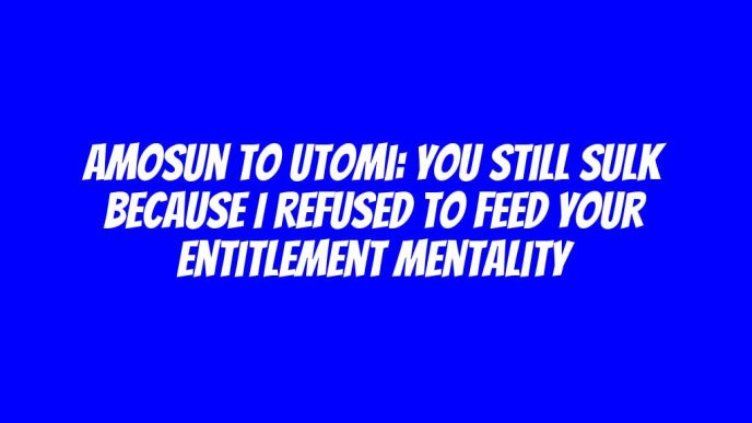Amosun to Utomi: You still sulk because I refused to feed your entitlement mentality