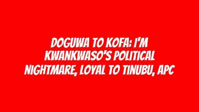 Doguwa to Kofa: I'm Kwankwaso's political nightmare, loyal to Tinubu, APC