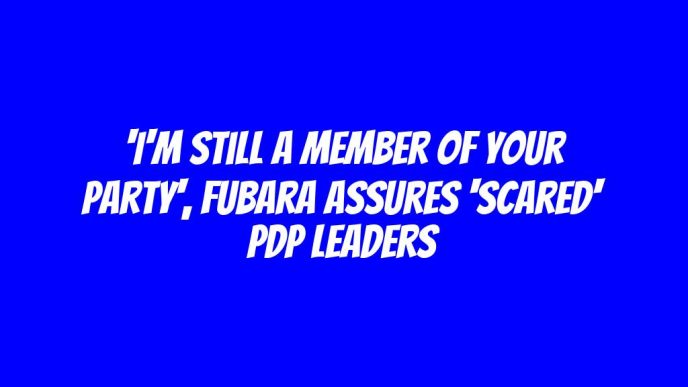 'I'm still a member of your party', Fubara assures 'scared' PDP leaders