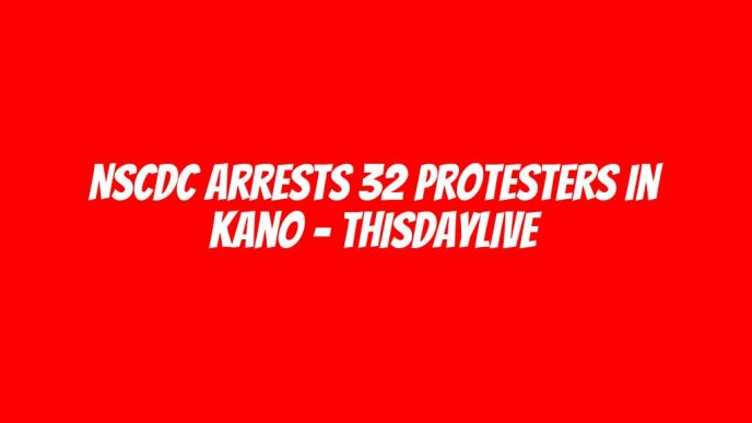 NSCDC Arrests 32 Protesters in Kano – THISDAYLIVE