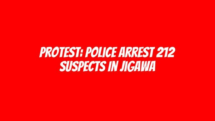 Protest: Police arrest 212 suspects in Jigawa